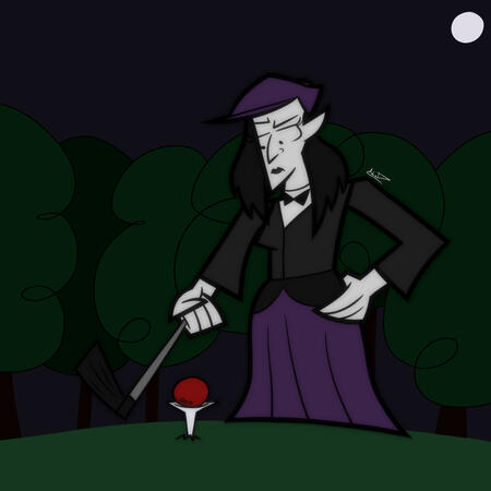 Victoria the Golfing Vampire