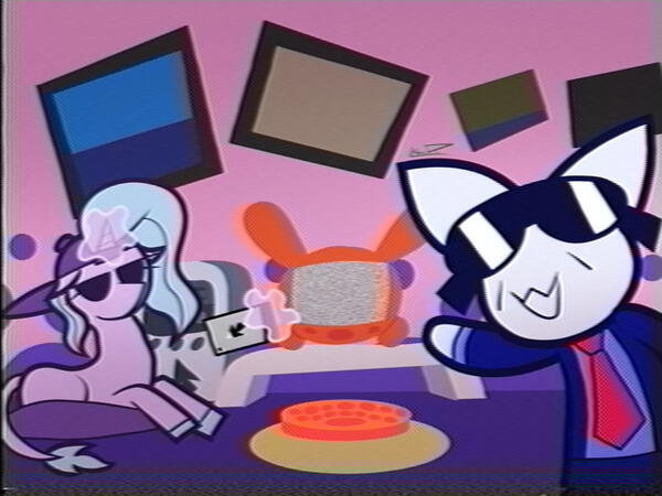 Manon and Cybermare from "LOVEWEB"