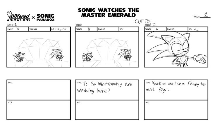 Sonic Storyboard 1